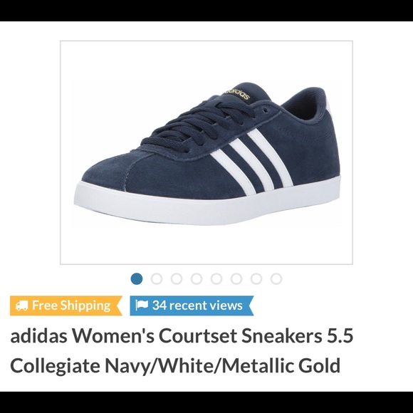 adidas courtset navy